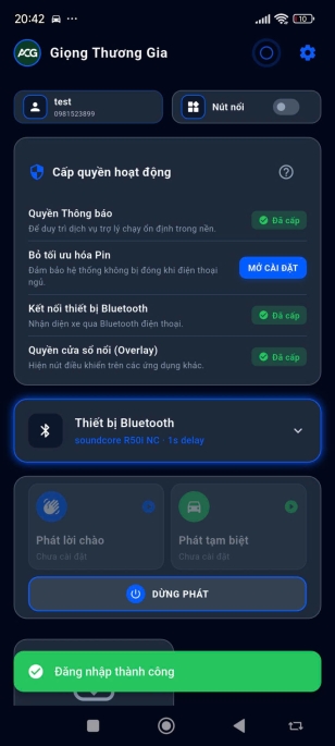 ứng dụng đã có mặt tại
